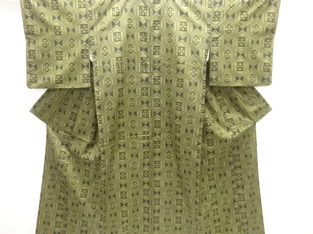 Japanese Kimono / Tsumugi Omeshi Silk